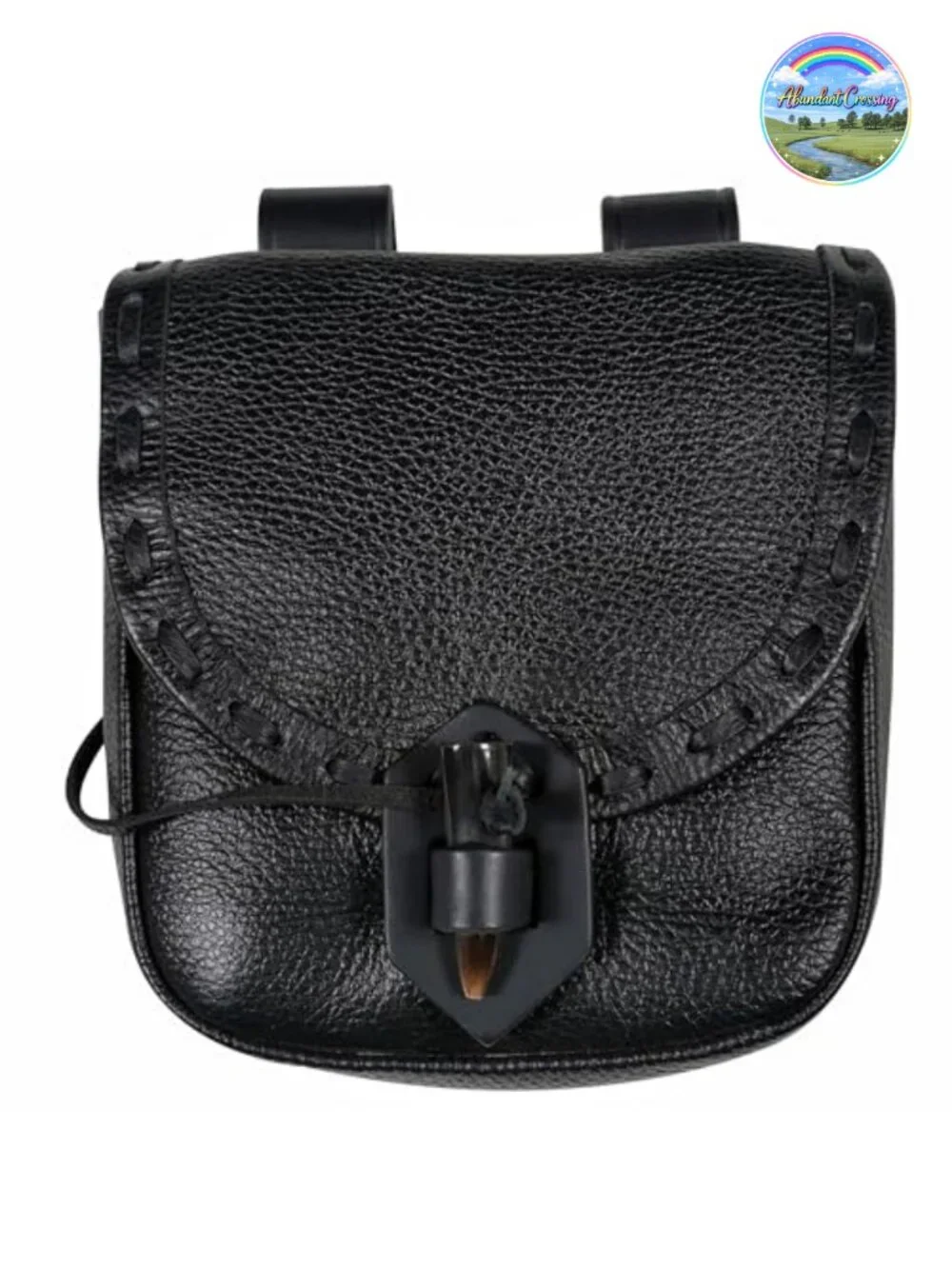 Genuine Leather Medieval Belt Pouch Coin Bag LARP Costume Accessory